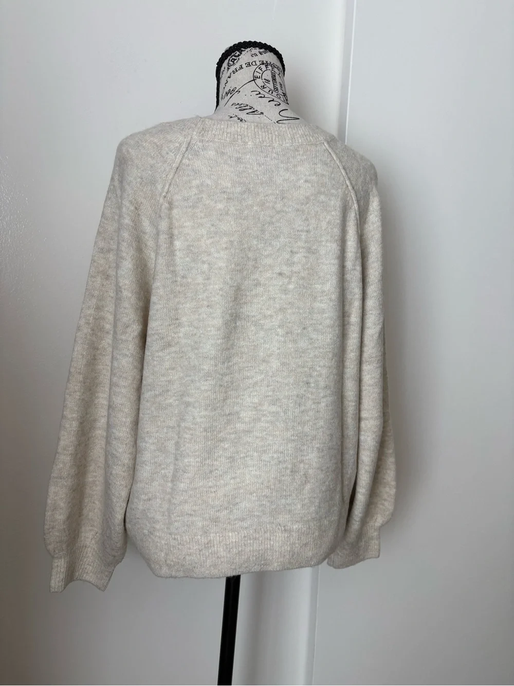 Vince Camuto Oatmeal Crewneck Sweater - Neutral Cream